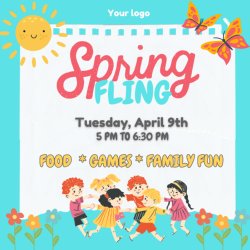 Spring Fling - Tuesday, April 9th from 5-6:30